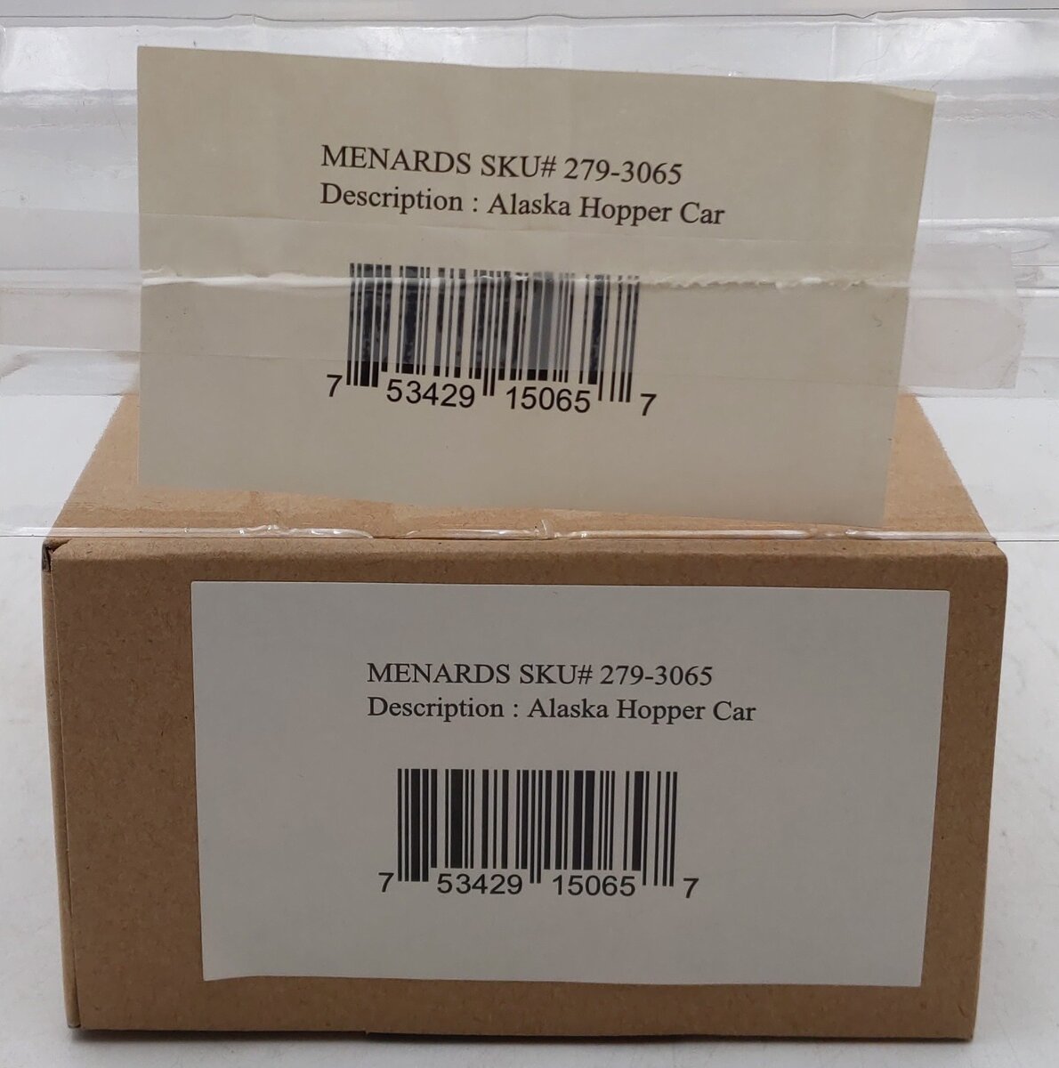 Menards 279-3065 Alaska Railroad Hopper Car #90303 EX/Box