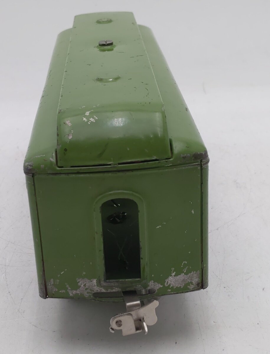 Lionel 310 Vintage Standard Gauge Illuminated Pea Green/Orange Baggage Car #310 EX