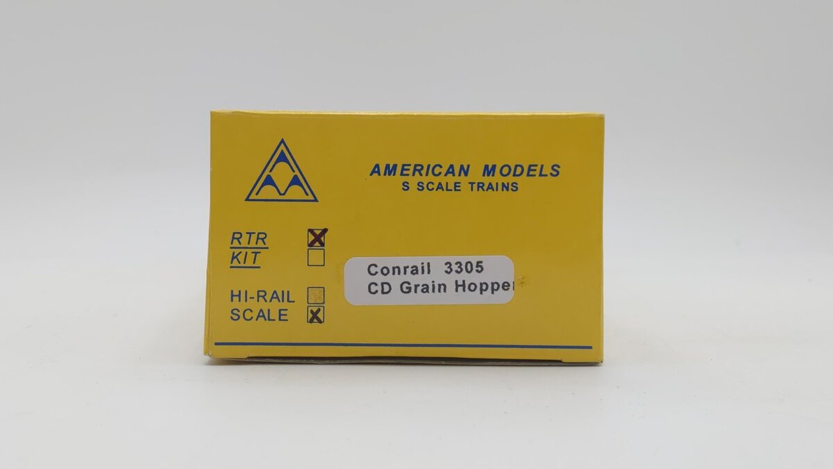 American Models 3305 S Scale Conrail Hopper #865781 LN/Box