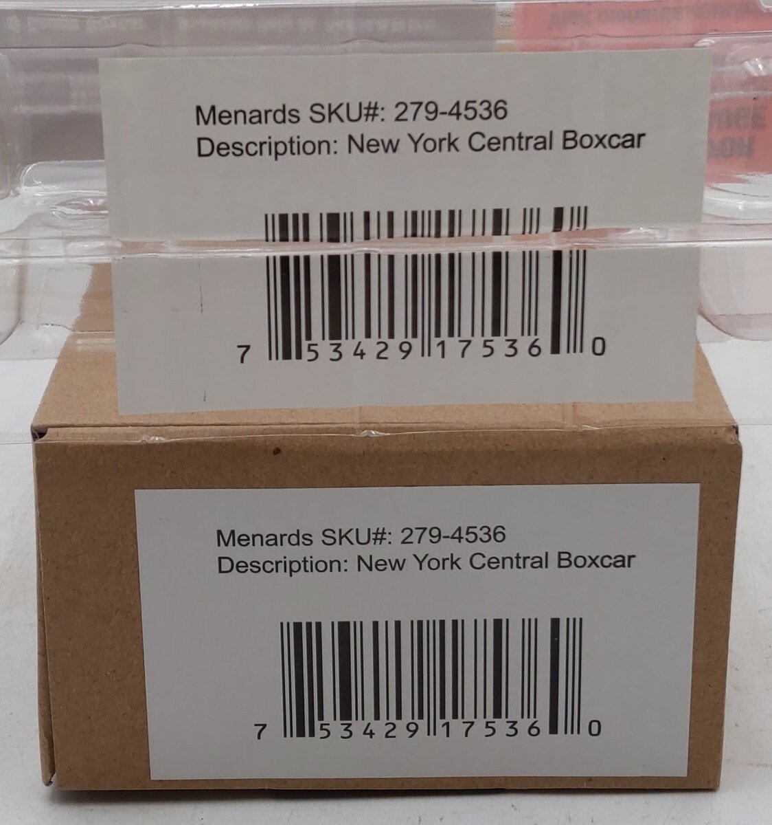 Menards 279-4536 New York Central Box Car #17741 EX/Box
