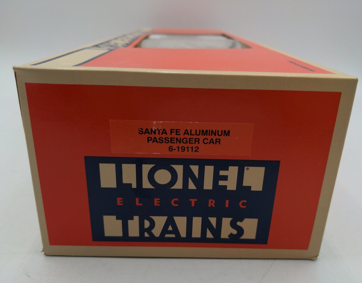 Lionel 6-19112 O Gauge Santa Fe "Squaw Valley" Pullman Aluminum Passenger Car EX/Box