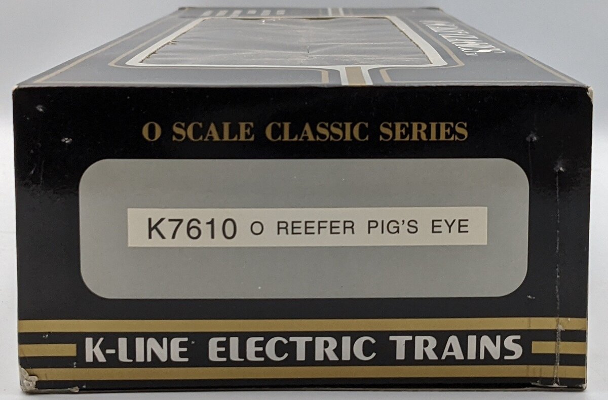 K-Line K7610 O Gauge Pigs Eye Classic Reefer LN/Box