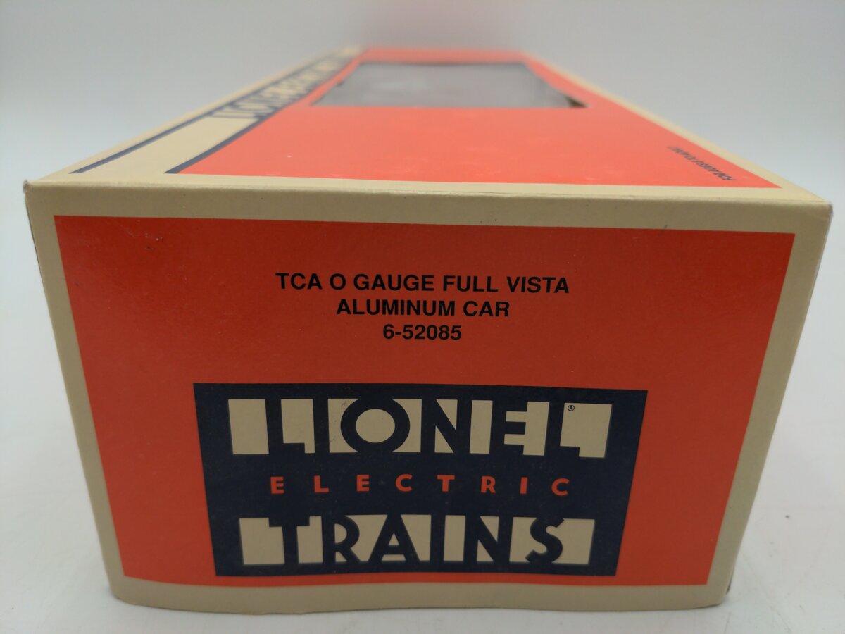 Lionel 6-52085 O Gauge 1996 TCA "City of Dallas" Dallas Full Vista Dome Car EX/Box