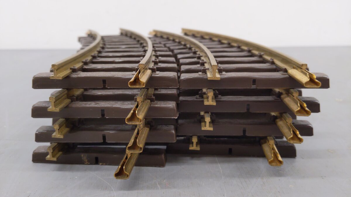 LGB 1100 G Gauge Curved Track Sections (8) EX