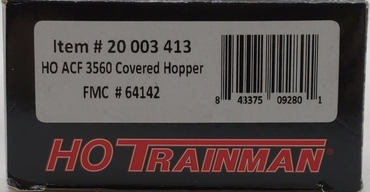 Atlas 20003413 HO ACF 3560 Covered Hopper FMC #64142 LN/Box