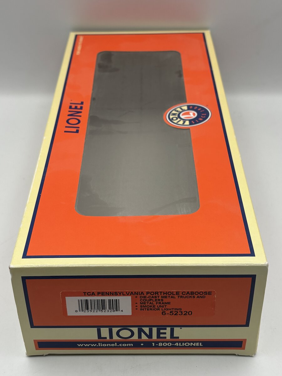 Lionel 6-52320 O Gauge TCA Pennsylvania Porthole Caboose #477947 LN/Box