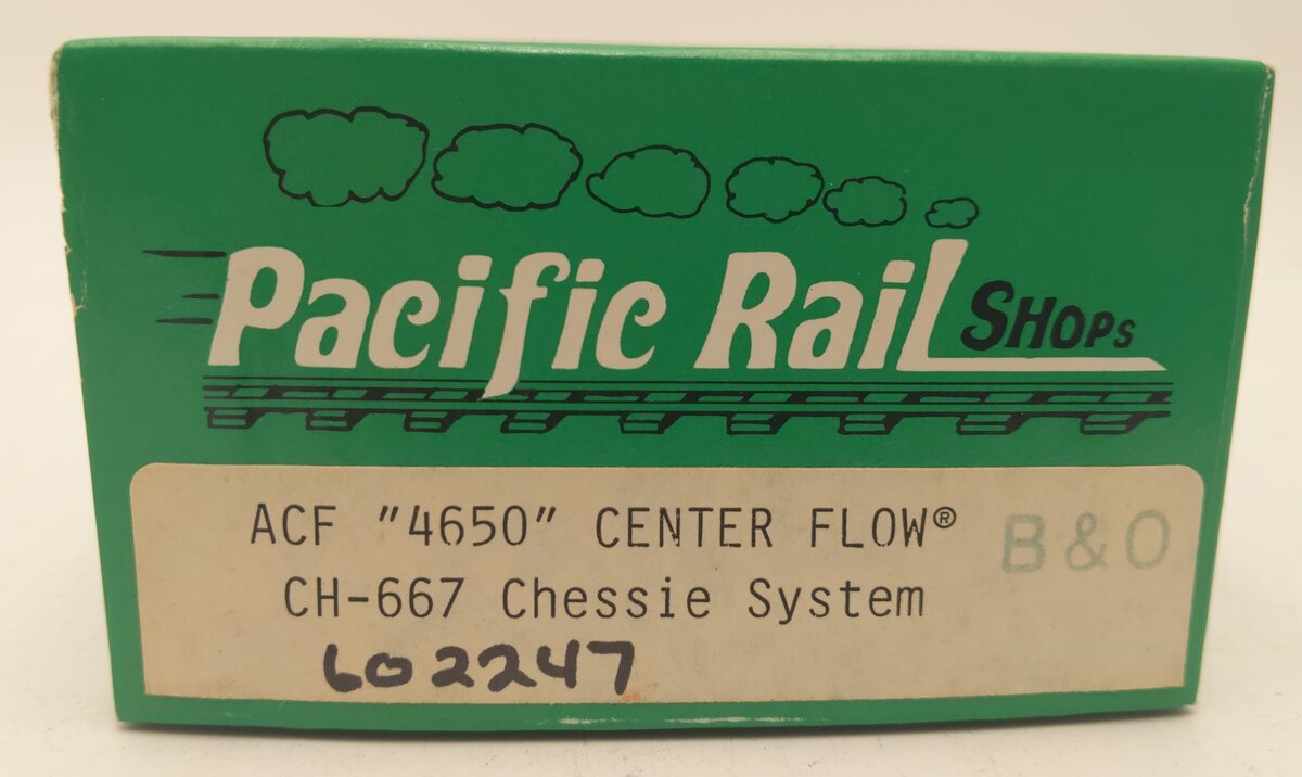 Pacific Rail 4650 S B&O Chessie ACF Center Flow Hopper Kit #602247 - Assembled VG/Box
