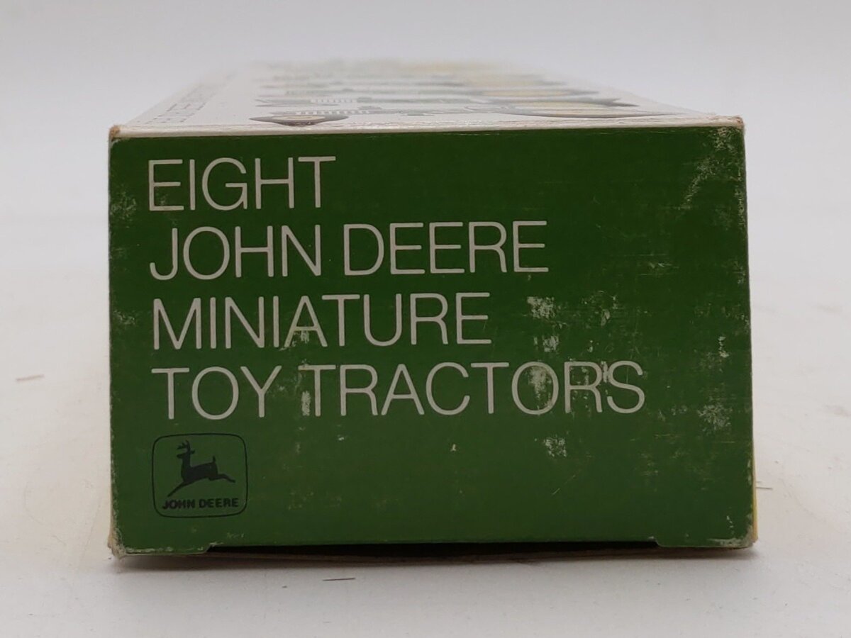 ERTL 1:64 Scale Eight John Deere Miniature Toy Tractor Set NIB