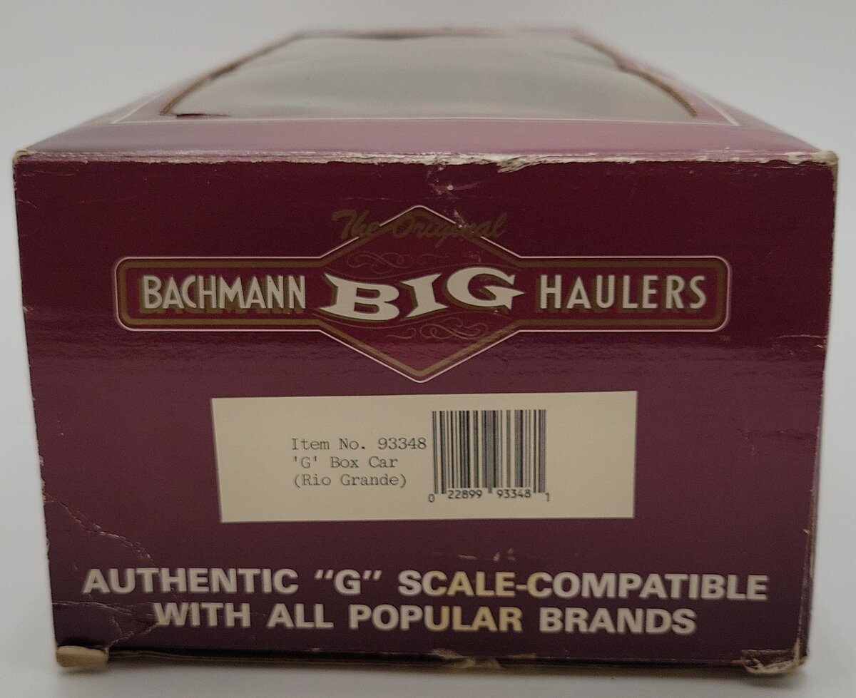 Bachmann 93348 G Scale Denver & Rio Grande Western Boxcar EX/Box