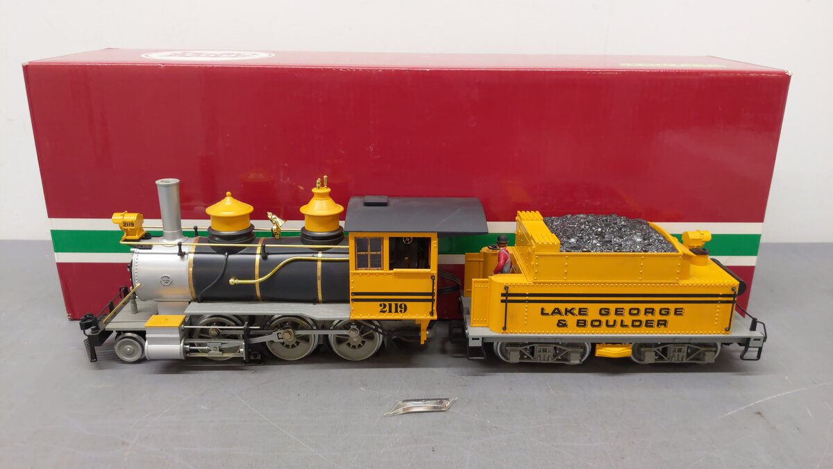 LGB 2119D G Scale Lake George and Boulder 2-6-0 Mogul Steam