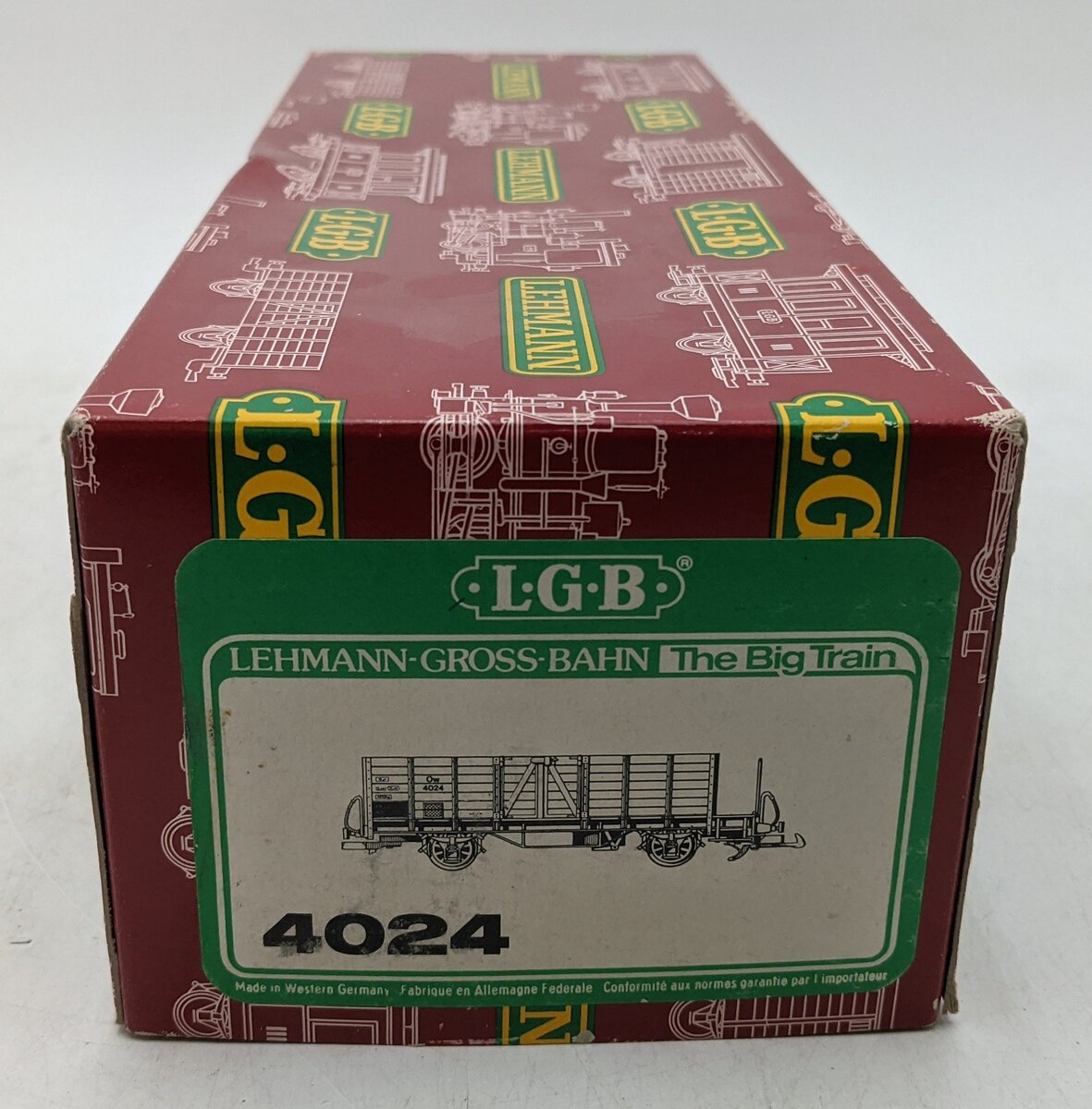 LGB 4024 G Scale Four Wheel Gondola LN/Box