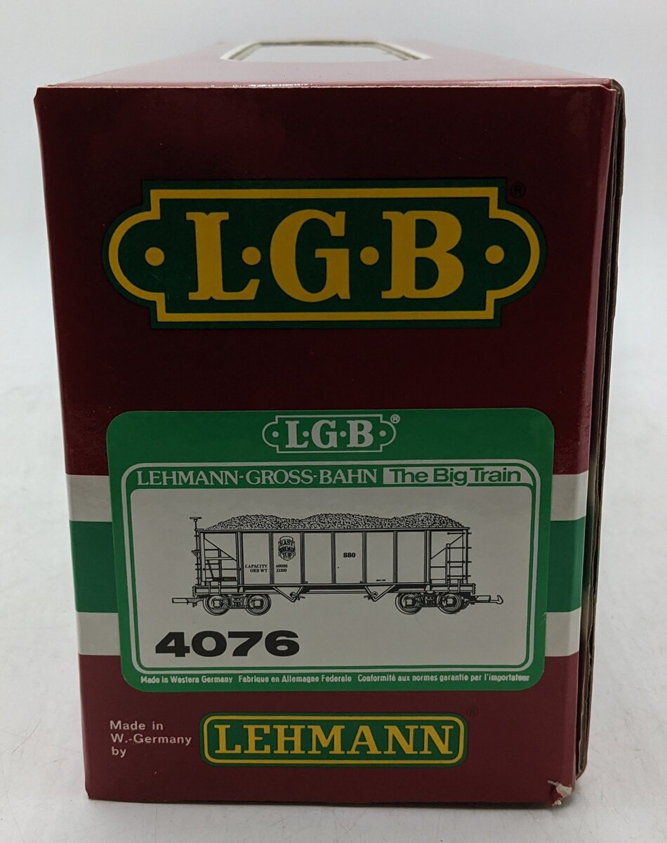 LGB 4076 G Scale East Broad Top Hopper Car LN/Box