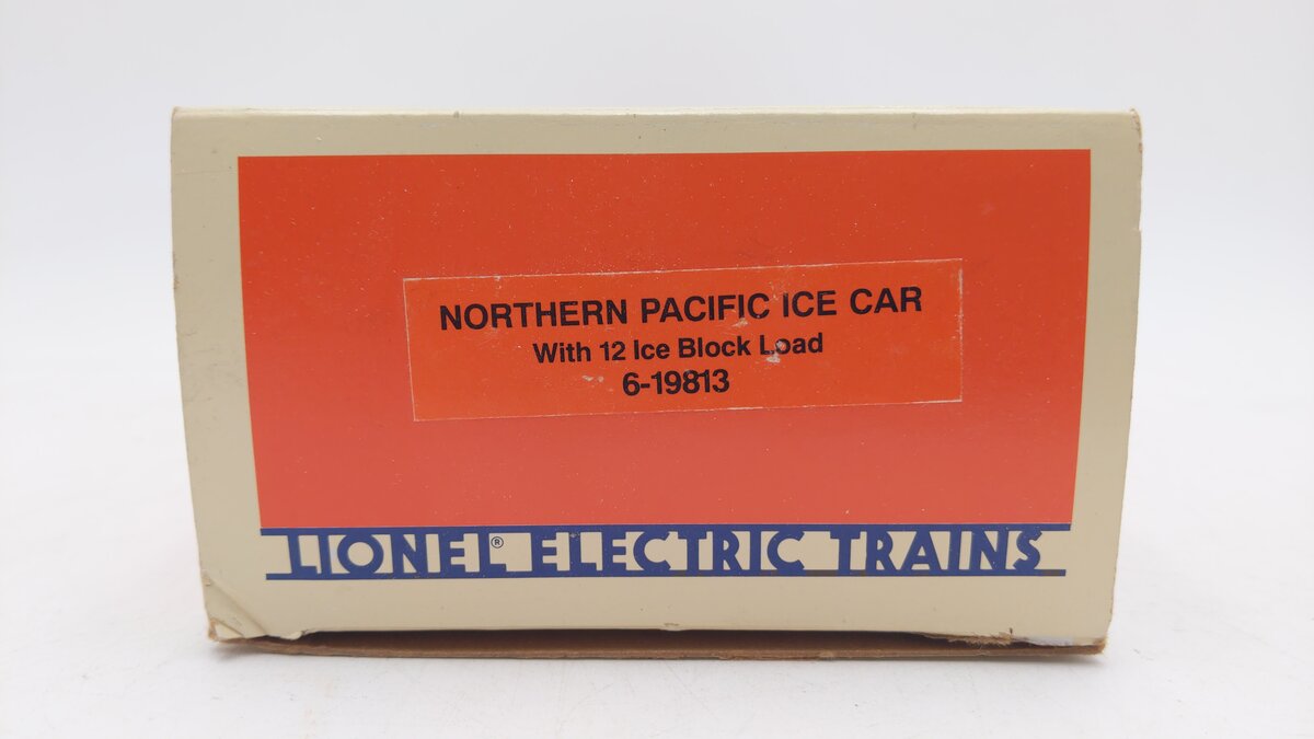 Lionel 6-19813 O Gauge Northern Pacific Operating Ice Car w/Ice Blocks EX/Box