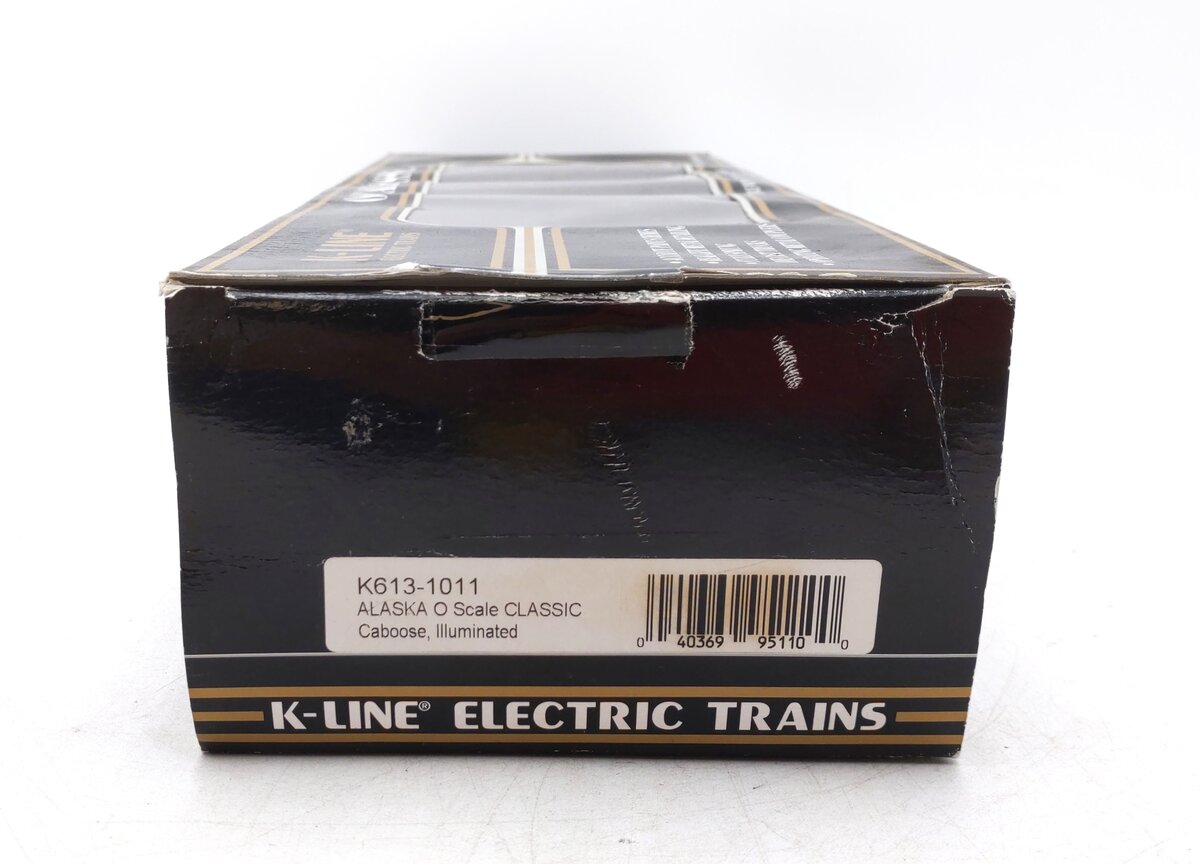 K-Line K613-1011 O Gauge Lighted Alaska Classic Caboose EX/Box