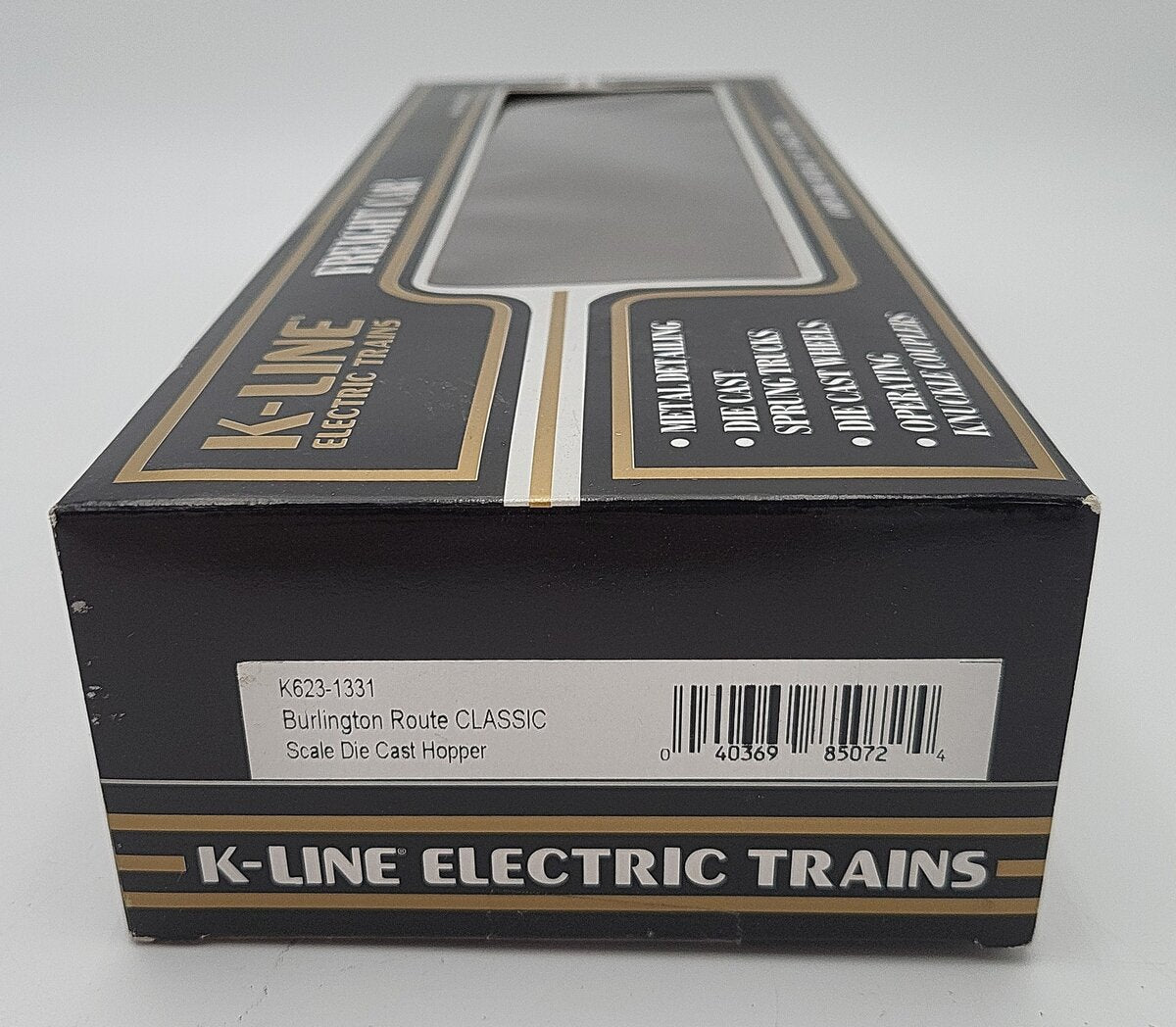 K-Line K623-1331 O Gauge Burlington Route Hopper #6231331 LN/Box