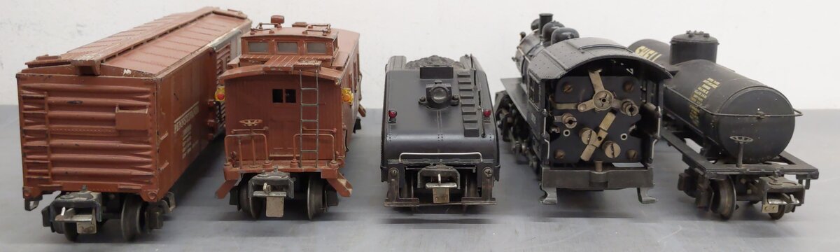 Lionel 251B Vintage O Pennsylvania Railroad 0-6-0 Steam Switcher Set VG
