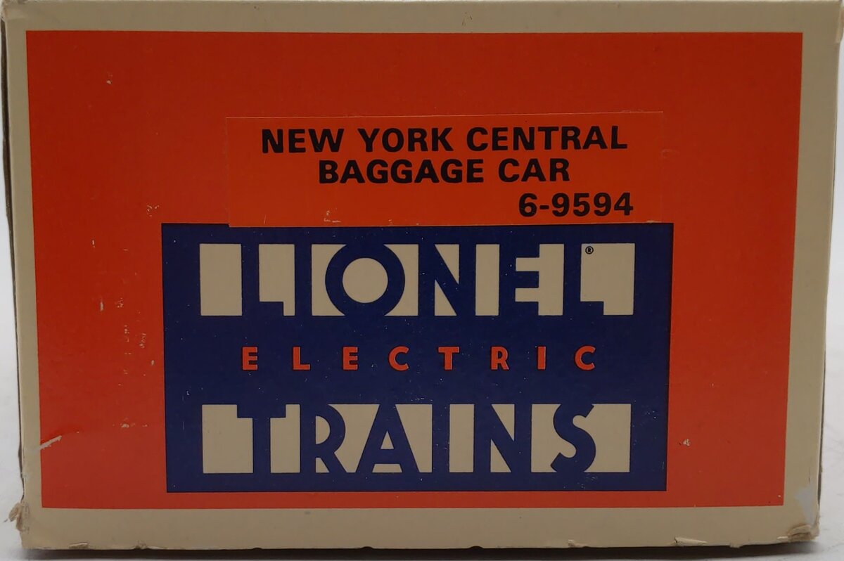 Lionel 6-9594 O Gauge New York Central Aluminum Baggage Car #9594 EX/Box