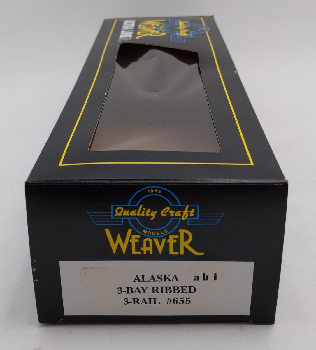 Weaver 655 3-Rail Alaska Basic Industries 3-Bay Hopper LN/Box