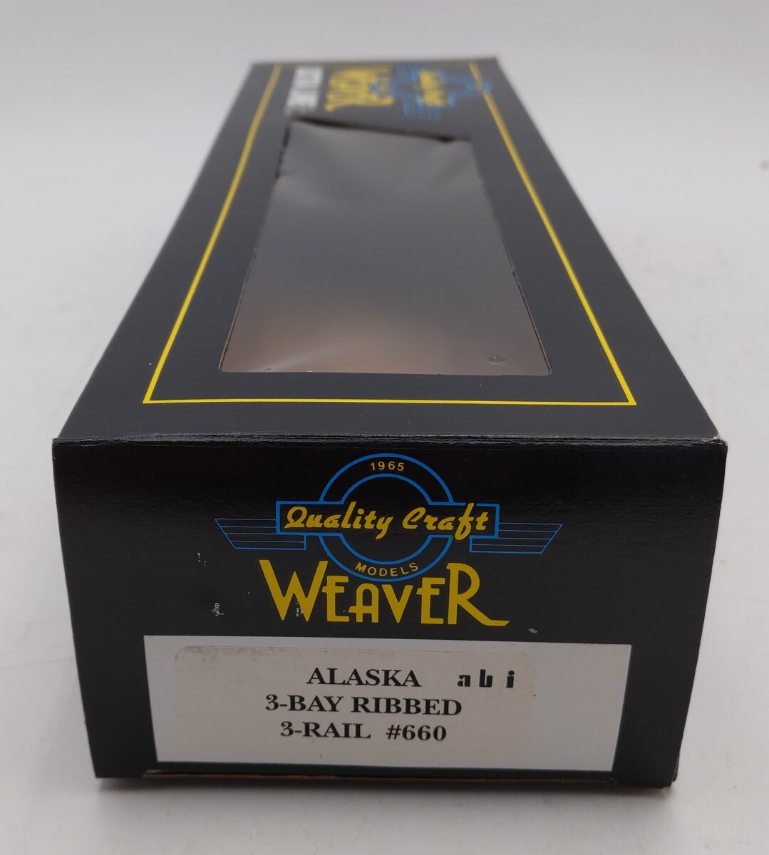 Weaver O Gauge 660 Alaska 3-Bay Ribbed Hopper #660 (3 Rail) LN/Box