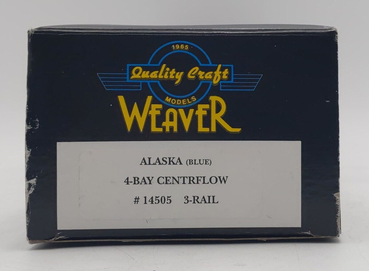 Weaver 14505 O Gauge Alaska 3-Bay Centerflow Hopper #14505 - 3-Rail NIB