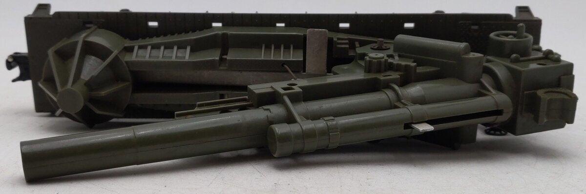 Lionel 6651 Vintage O USMC Olive Drab Cannon Car VG