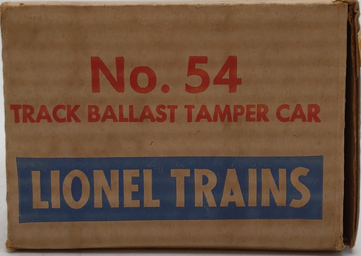 Lionel 54 Vintage O Postwar Ballast Tamper Car VG/Box