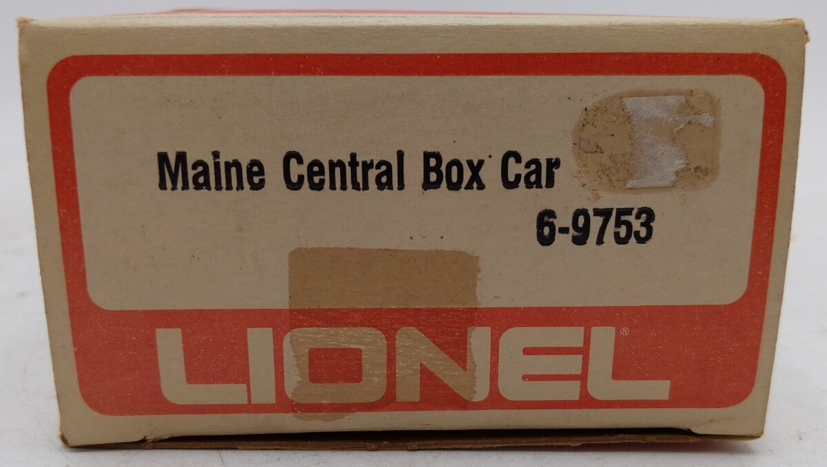 Lionel 6-9753 O Gauge Maine Central Boxcar VG/Box