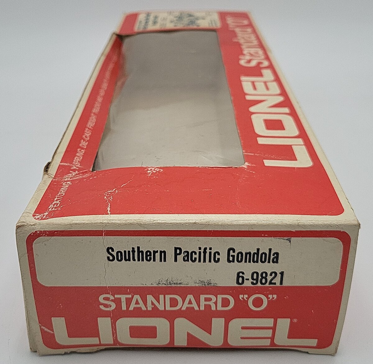 Lionel 6-9821 O Gauge Southern Pacific Gondola w/ Load VG/Box