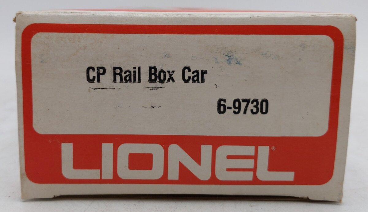 Lionel 6-9730 O Gauge CP Rail Boxcar EX/Box