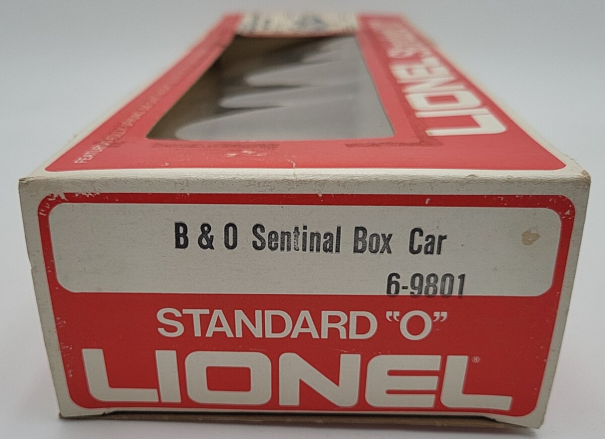 Lionel 6-9801 O Gauge Baltimore & Ohio Sentinel Box Car EX/Box