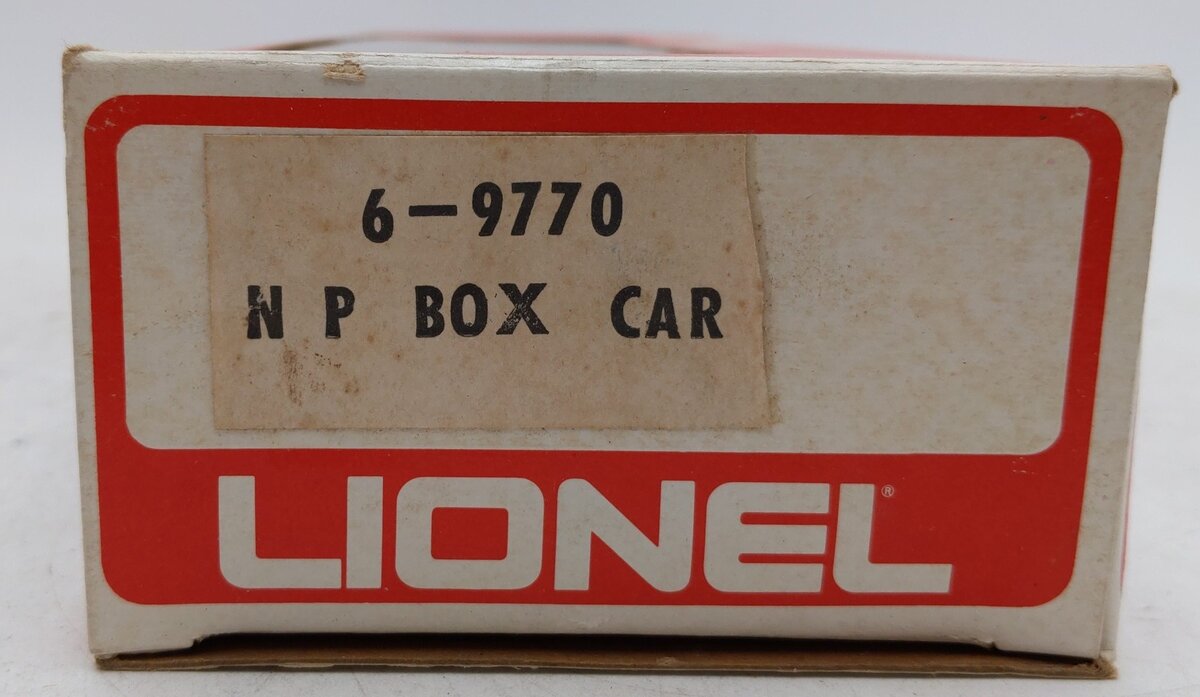 Lionel 6-9770 O Gauge Northern Pacific Boxcar #9770 VG/Box