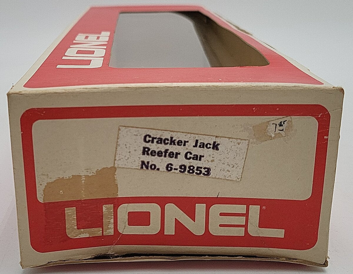 Lionel 6-9853 O Gauge Cracker Jack Billboard Reefer Car (White) VG/Box