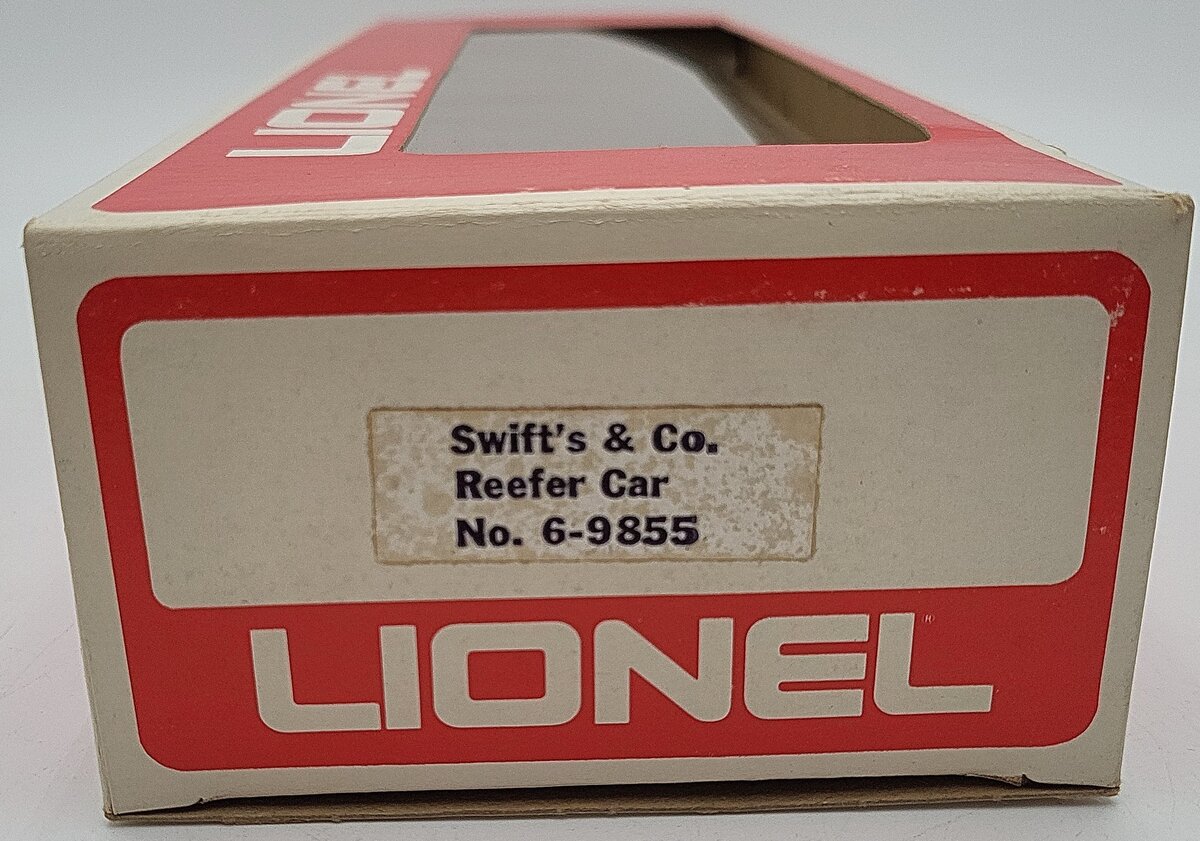 Lionel 6-9855 O Gauge Swift Billboard Reefer Car VG/Box