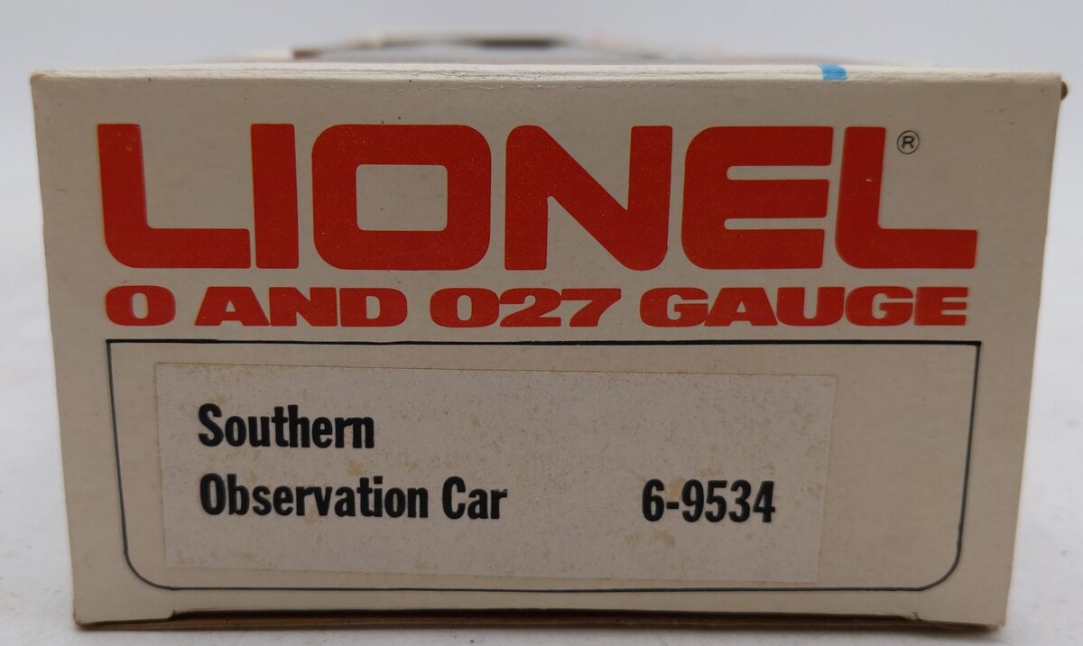 Lionel 6-9534 O Gauge Southern Crescent "Robert E. Lee" Observation Car #9534 EX/Box