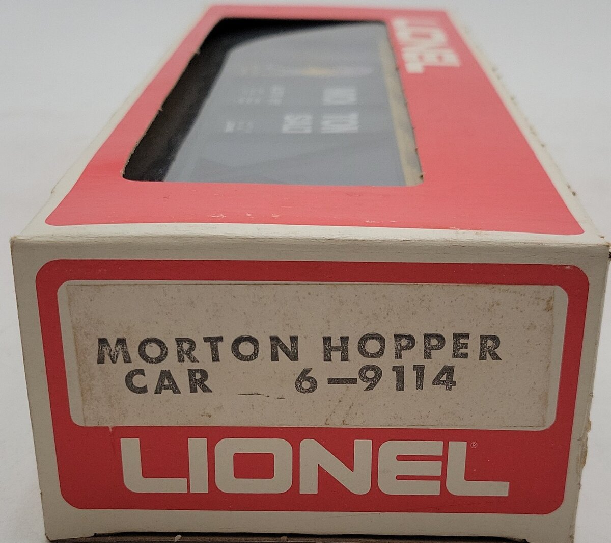 Lionel 6-9114 O Gauge Morton Salt Covered 4-Bay Hopper LN/Box