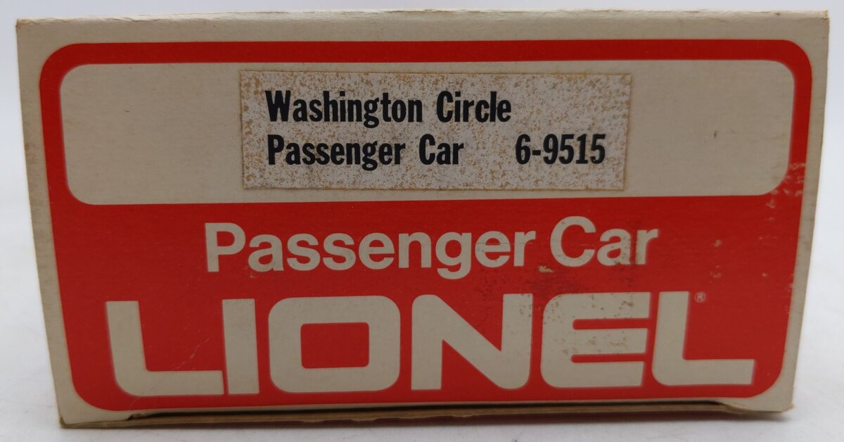 Lionel 6-9515 O Gauge Pennsylvania Washington Circle Pullman Car EX/Box