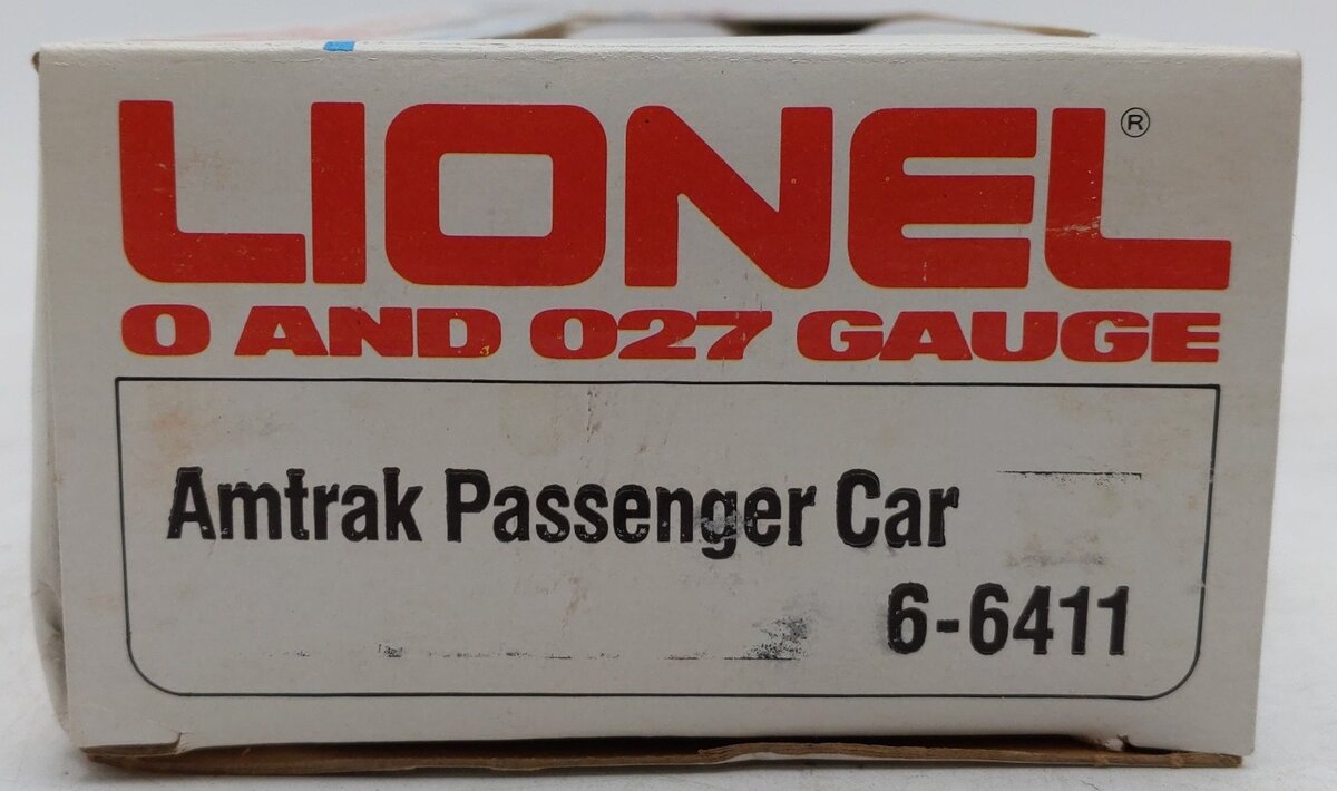 Lionel 6-6411 O Gauge Amtrak Illuminated Passenger Car #6411 EX/Box