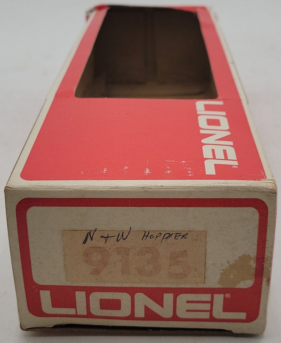 Lionel 6-9135 O Gauge Norfolk & Western Covered 4-Bay Hopper VG/Box