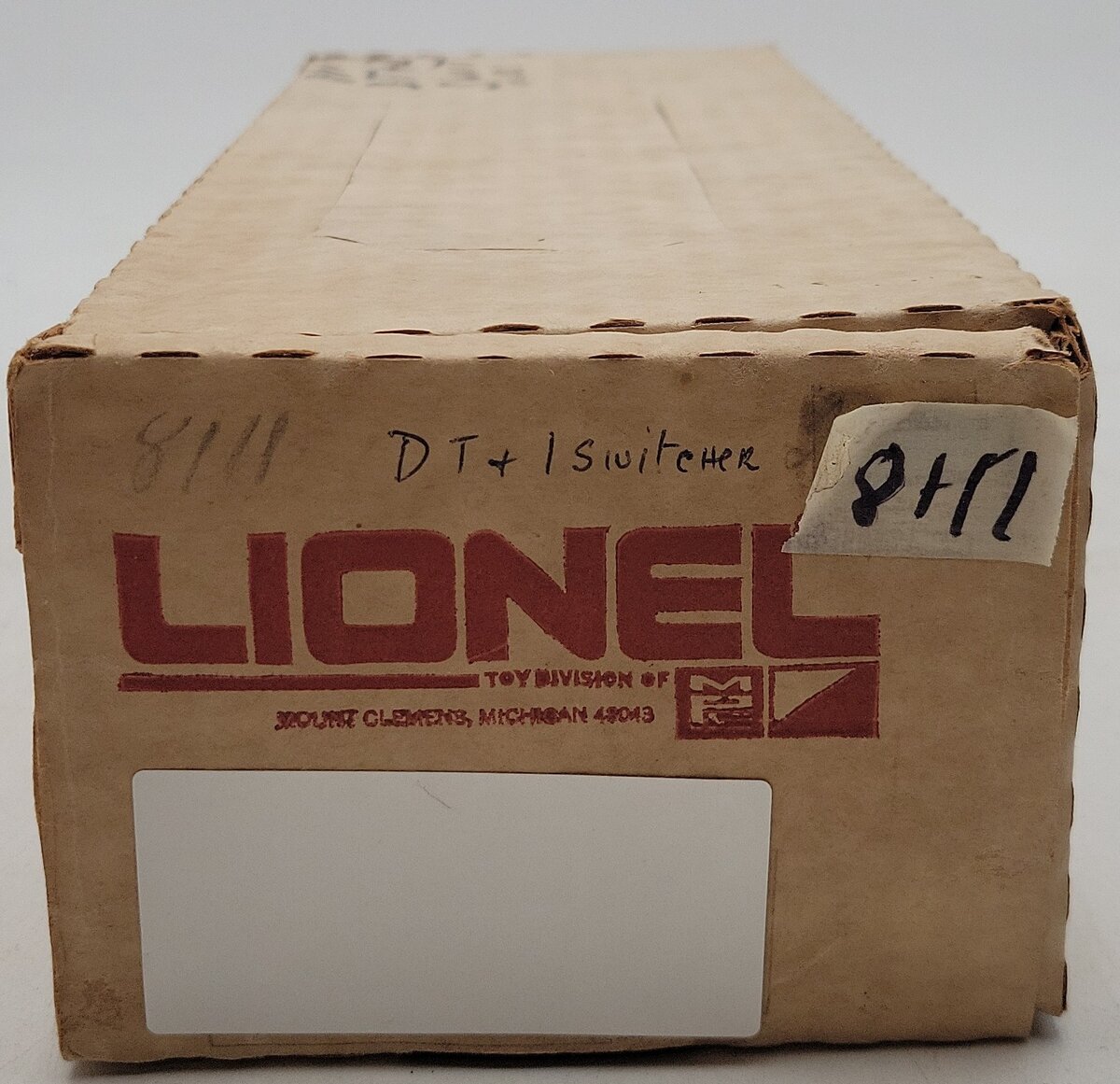Lionel 6-8111 O Gauge DT&I NW-2 Switcher Diesel Locomotive VG/Box