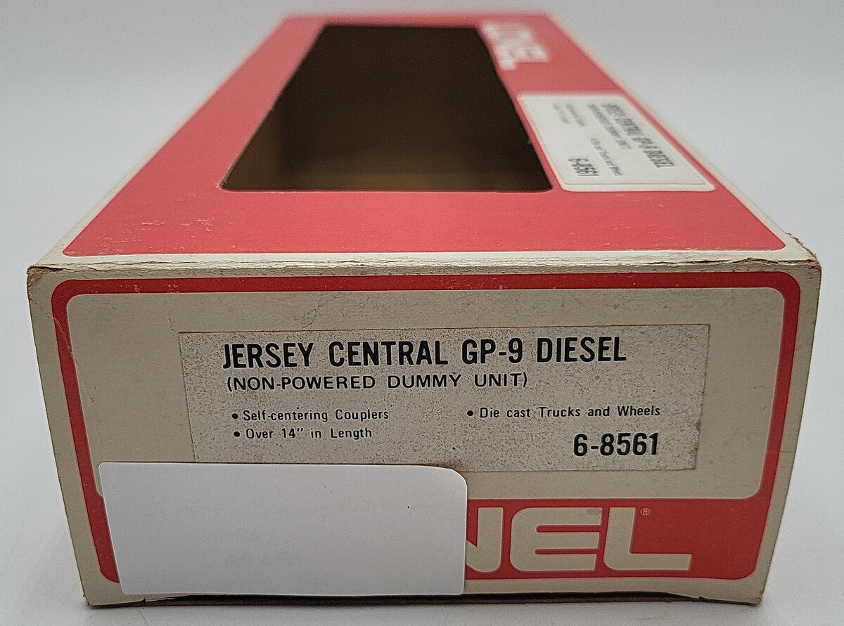 Lionel 6-8561 O Jersey Central GP-9 Non-Powered Diesel Locomotive EX/Box
