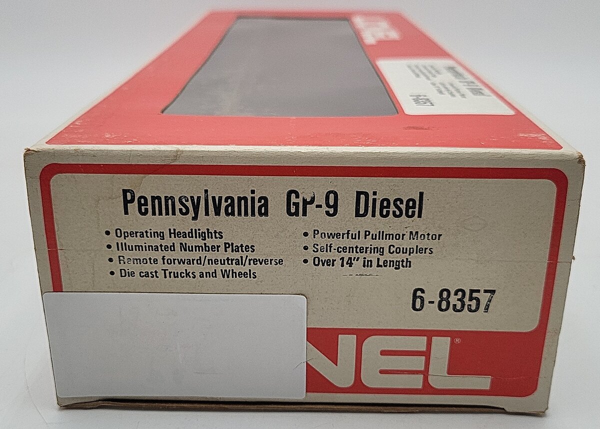 Lionel 6-8357 O Pennsylvania GP9 Diesel Locomotive #8357 EX/Box
