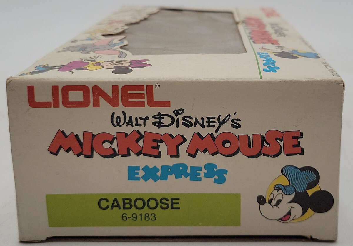 Lionel 6-9183 O Gauge Mickey Mouse Illuminated Caboose LN/Box