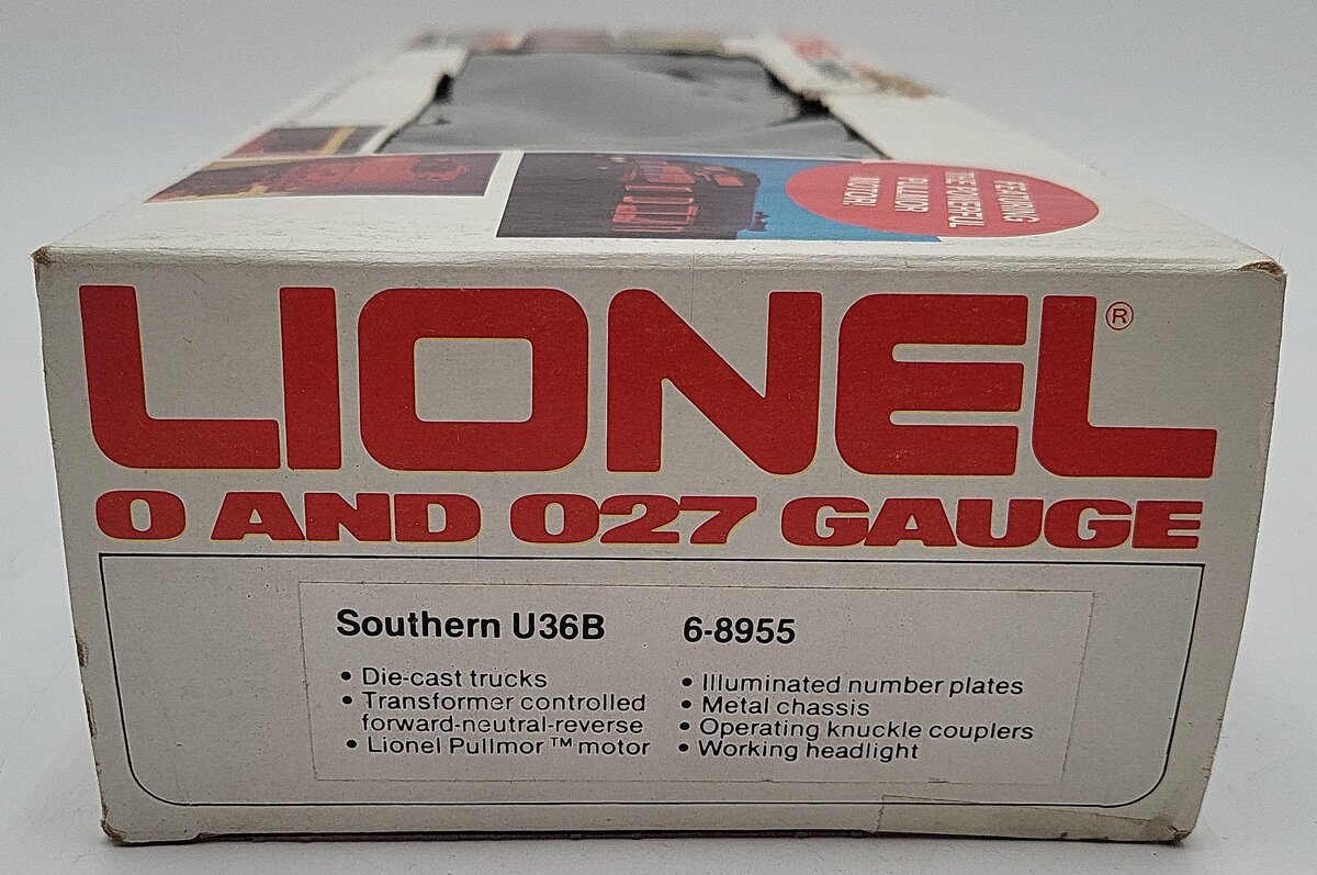Lionel 6-8955 O Gauge Southern U36B Diesel Locomotive #8955 EX/Box