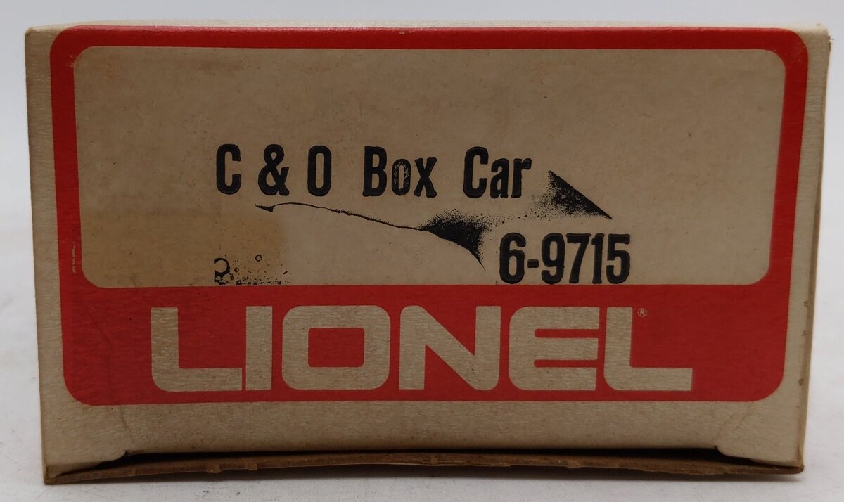 Lionel 6-9715 O Gauge Chesapeake & Ohio Boxcar EX/Box