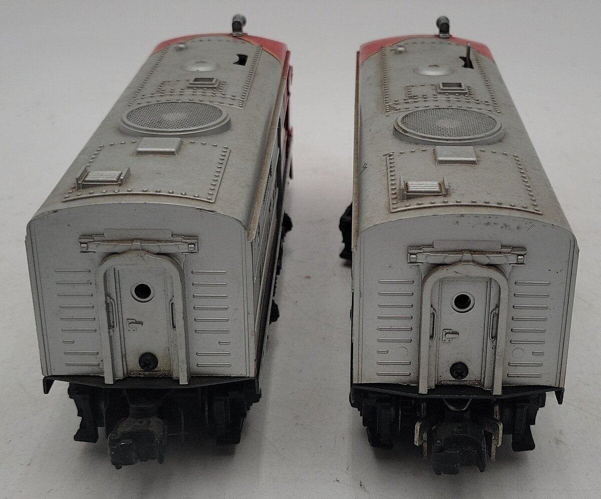 Lionel 220 Vintage O Santa Fe AA Diesel Locomotive Set VG