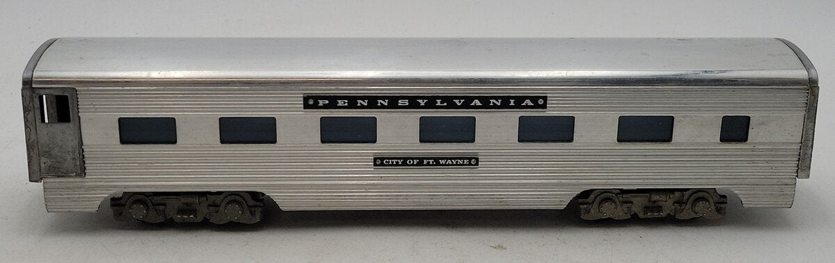 KMT O Gauge Vintage Postwar Pennsylvania "City of Ft. Wayne" Passenger Car VG