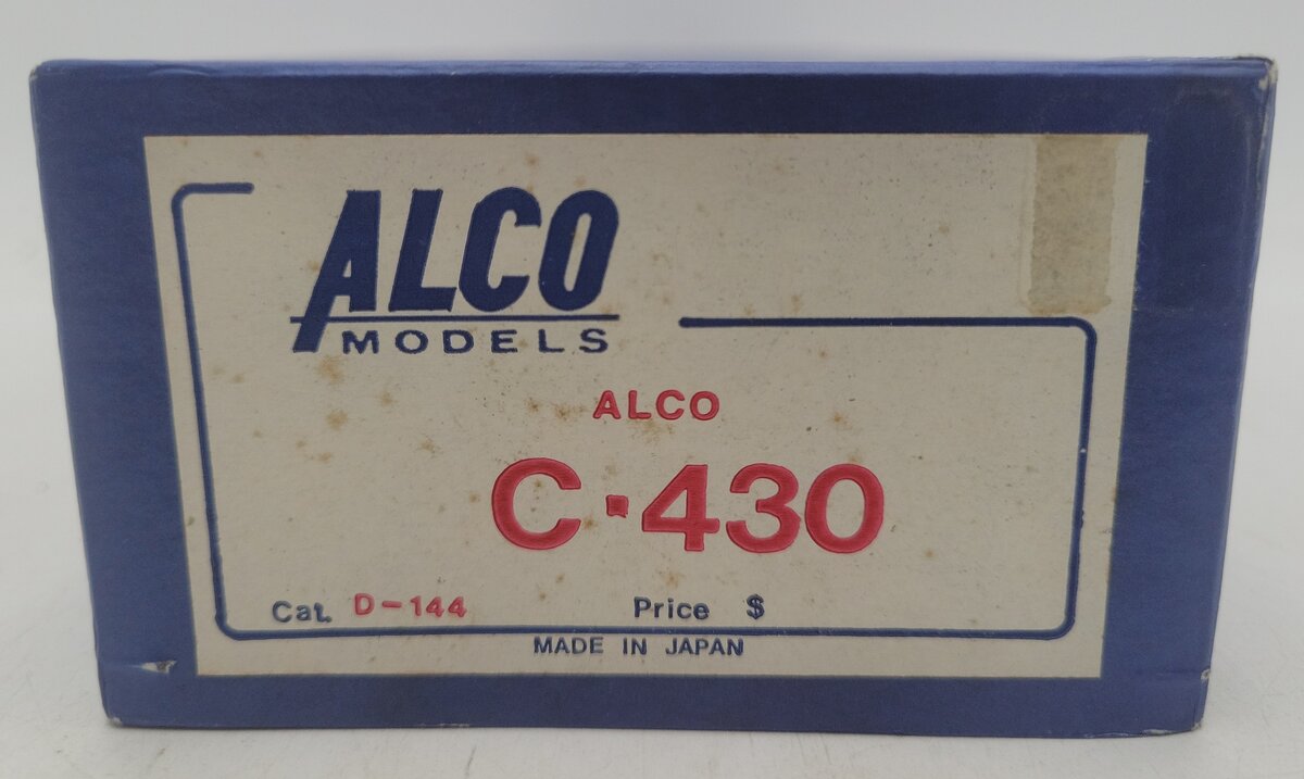 Alco Models D-144 HO Scale BRASS Alco C-430 Diesel Engine EX/Box