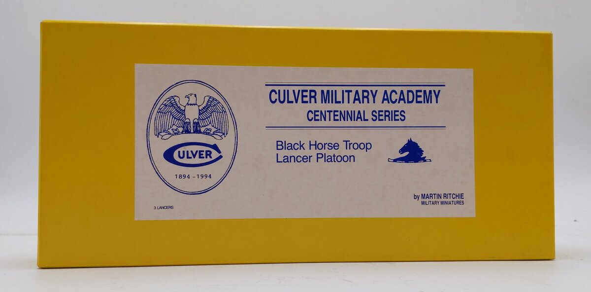 Culver By Martin Ritchie 1:43 Scale Black Horse Troop Lance Platoon set of 3 LN/Box