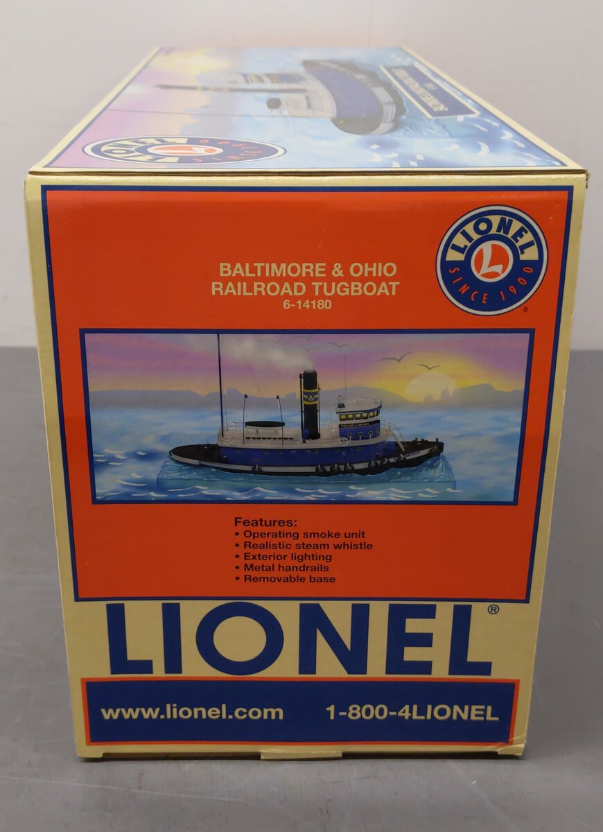 Lionel 6-14180 O Gauge Baltimore & Ohio Railroad Tugboat LN/Box