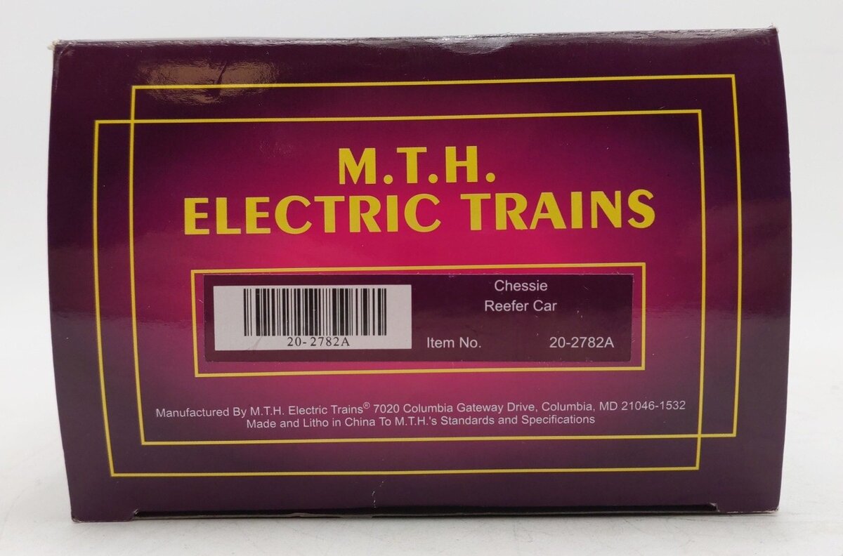 MTH 20-2782A O Gauge Chessie Reefer Car #22763 LN/Box